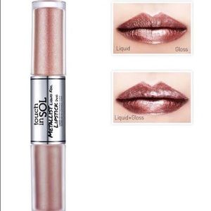 Touch in Sol metallist liquid foil lipstick duo